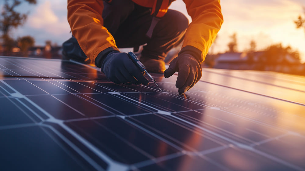Laisné photovoltaïque -Remplacement de panneaux solaires endommagés à Vern-sur-Seiche